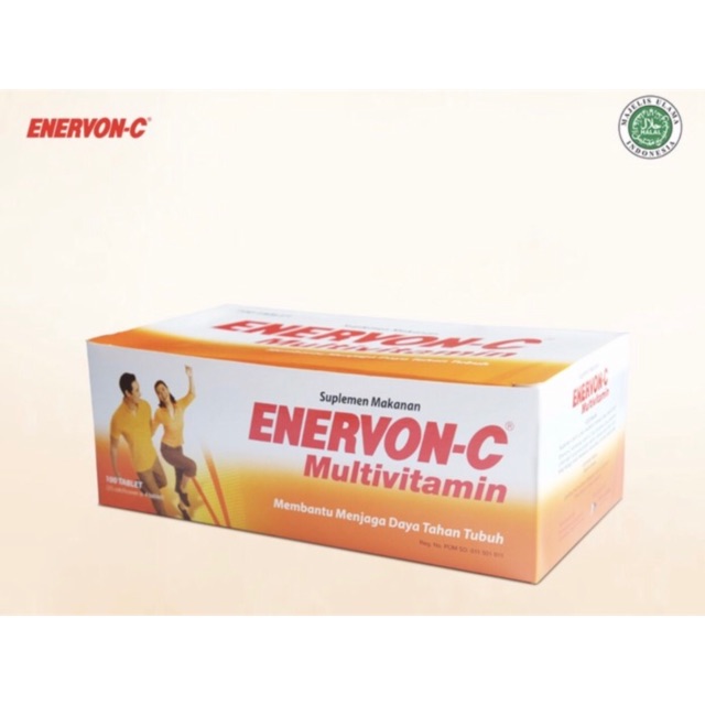 Jual Enervon C Mengandung Vitamin C 500 mg dan vitamin B kompleks