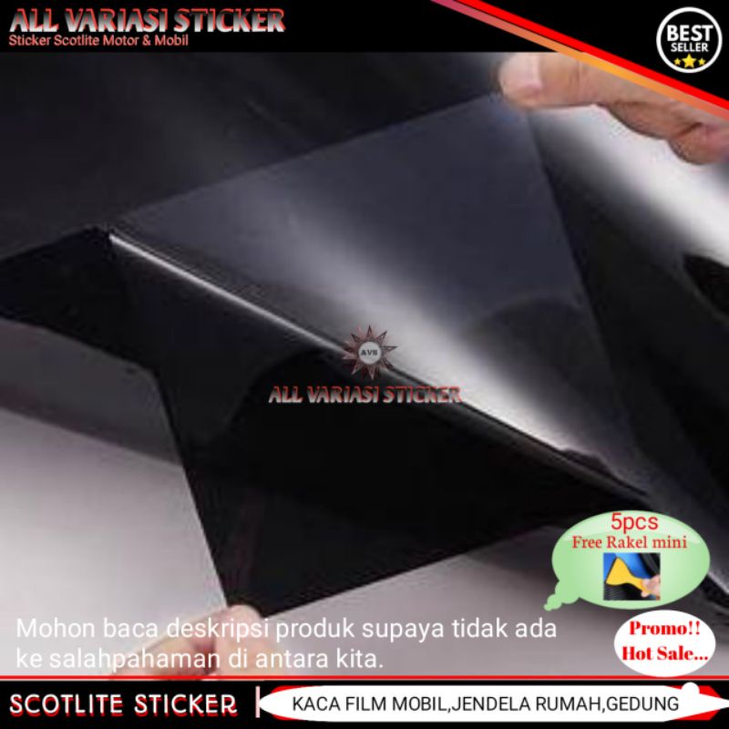 Jual stiker riben kaca jendela rumah kaca film mobil anti panas one way ...