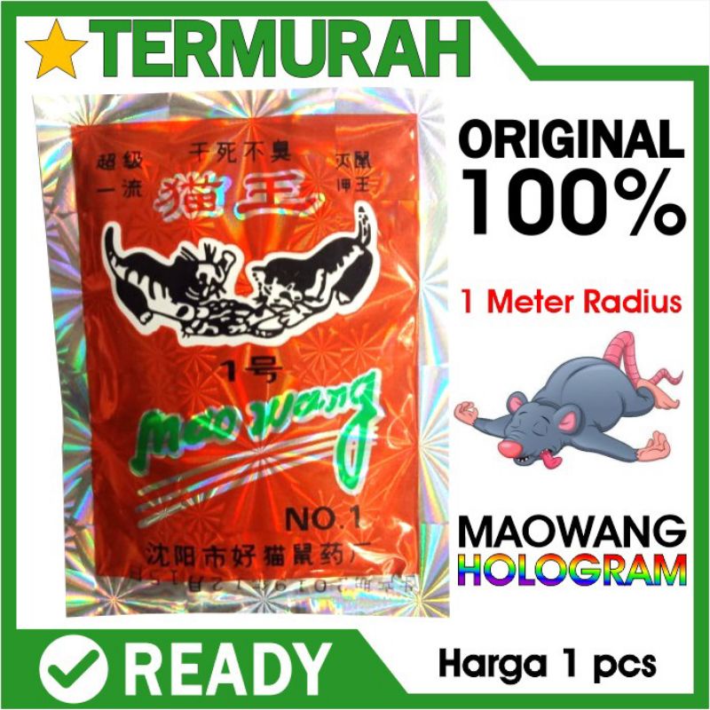 Jual Racun Tikus Mao Wang Tikus Mati Kering Tanpa Bau 100 Ampuh