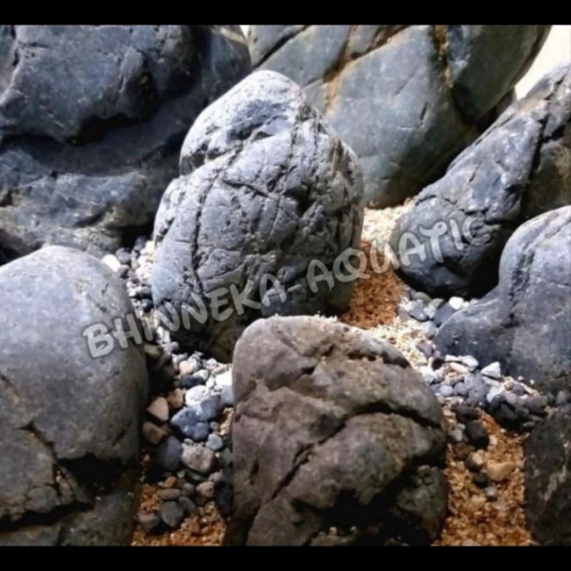 Jual Turly Stone Batu Turli Hitam Hias Natural Aquascape Aquarium ...
