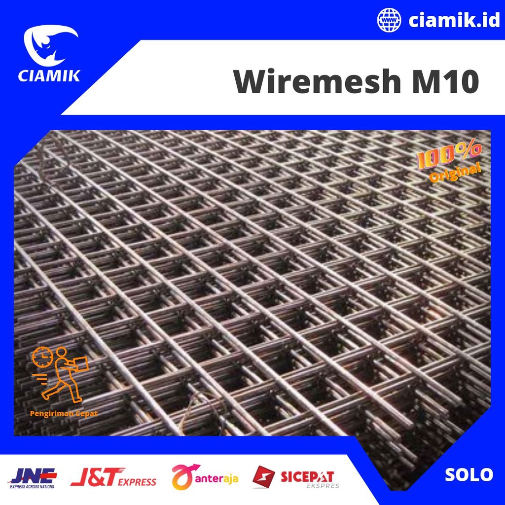 Jual Wiremesh Wermes M10 Besi Tulangan Cor Beton SNI | Shopee Indonesia