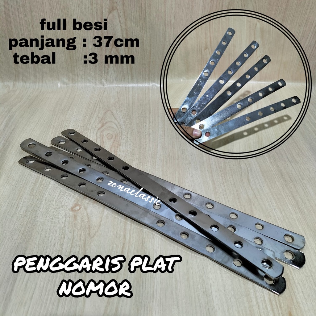 Jual Penggaris Plat Breket Bolong Lobang Lubang Besi Breket Lampu Universal Serbaguna Shopee 2159