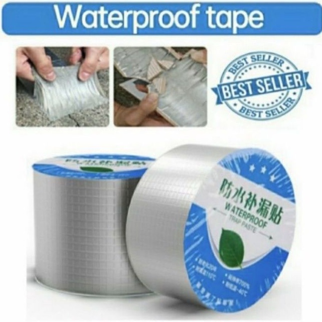 Jual Lakban Tape Anti Bocor Tape Anti Air Aluminium Foil Duct Tape ...