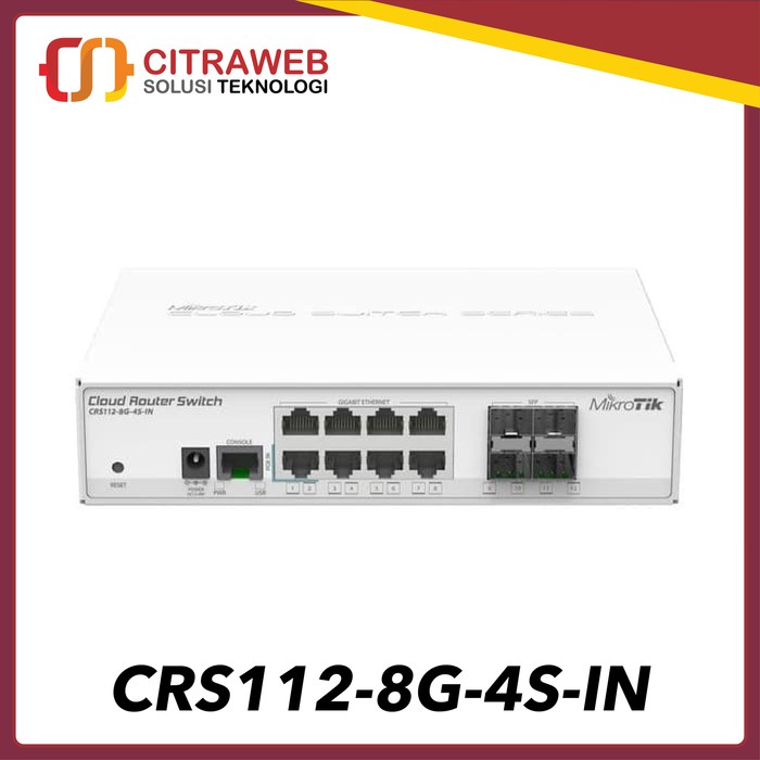 Jual Mikrotik CRS112-8G-4S-IN | CRS 112 8G 4S IN | Shopee Indonesia