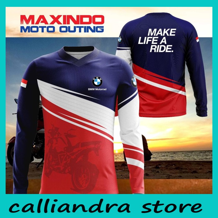 Jual BMW jersey ride/ BAJU MOTOR / BAJU TRAIL / KUALITAS FREMIUM 100% ...