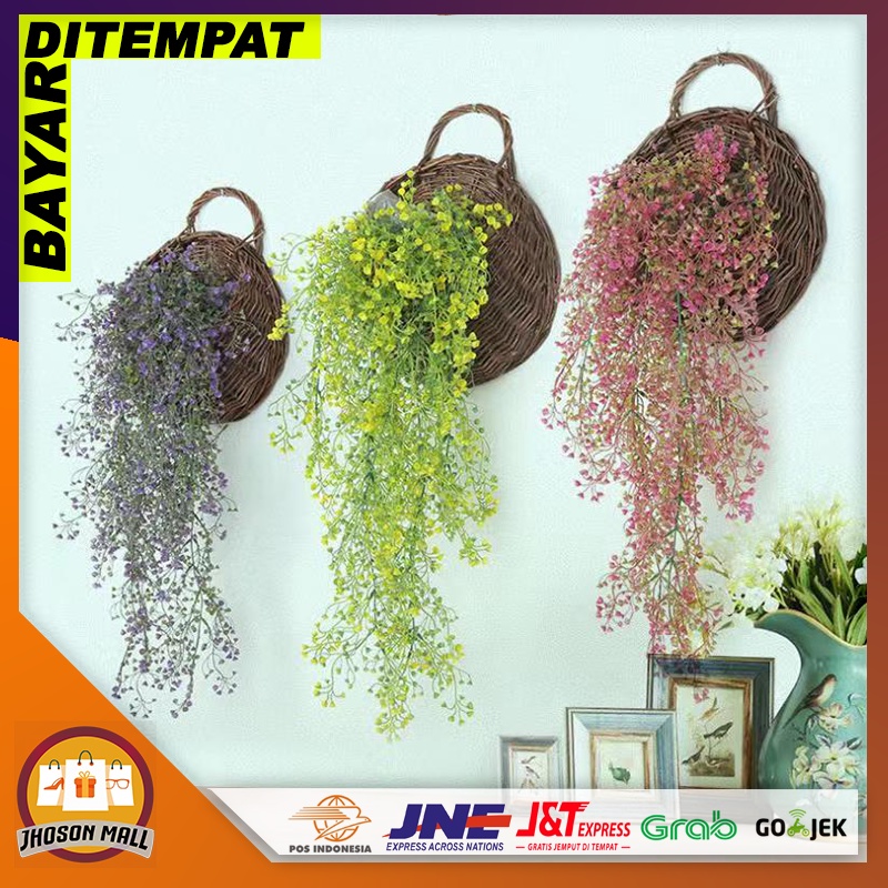 Jual JM Tanaman Hias Plastik Daun Rambat Gantung Ornamen Daun Palsu ...