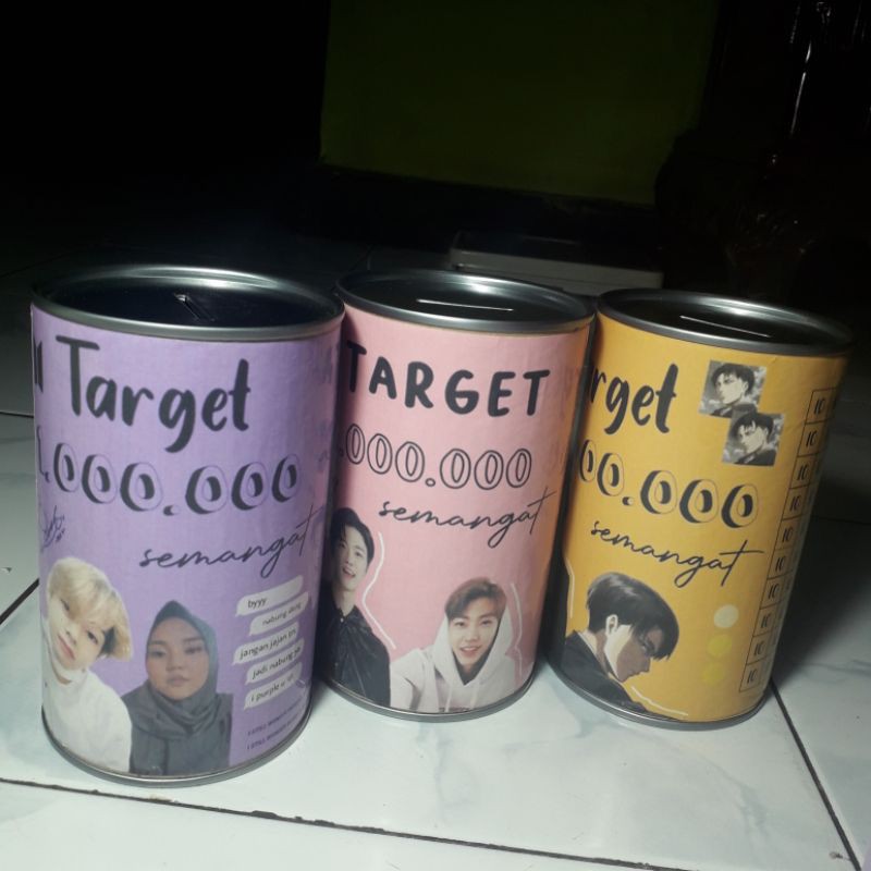 Jual CELENGAN TARGET CUSTOM IDOL (BTS,EXO,NCT dll) | Shopee Indonesia