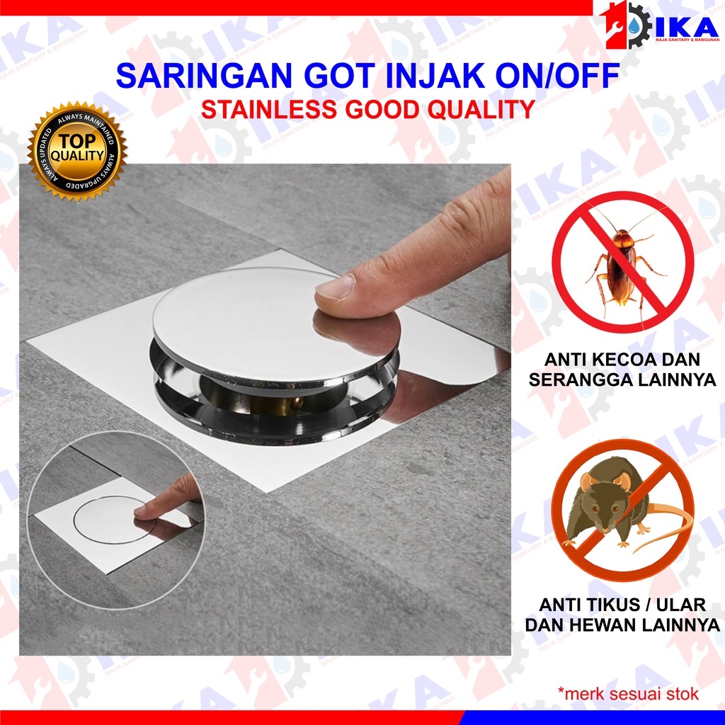 Jual Floor Drain Saringan Got Injak Anti Serangga Bahan Stainles ...