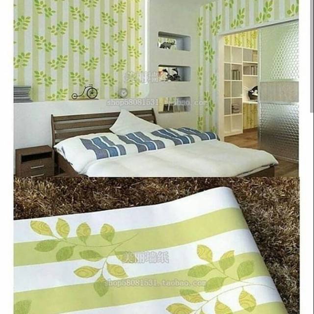 Jual Wallpaper stiker dinding motif daun pudar | Shopee Indonesia