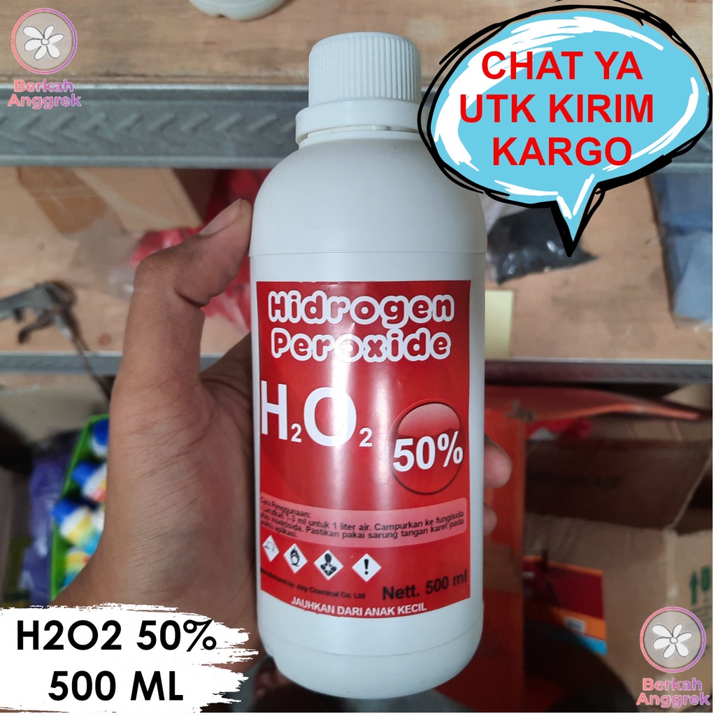 Jual Berkahanggrek H2o2 Hidrogen Peroksida 50 500 Ml Fungisida Tanaman