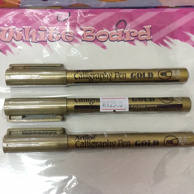 Jual calligraphy pen gold Shopee Indonesia