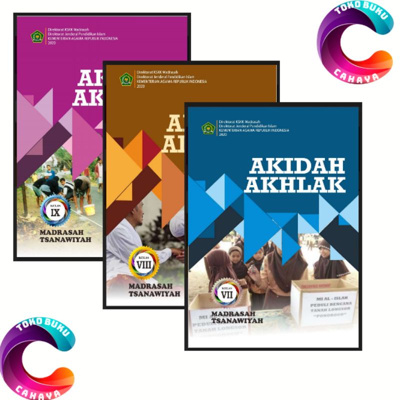 Jual BUKU AKIDAH AKHLAK MTS KEMENAG 7 8 9 KEMENDIKBUD DIKNAS KEMENTRIAN ...