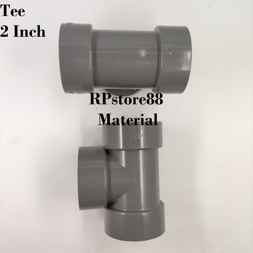 Jual TEE PVC 2'' D RUCIKA - SAMBUNGAN T 2 INCH - SAMBUNGAN PIPA TEE 2 ...