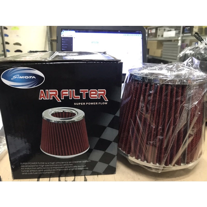Jual Open Filter Simota Air Filter Racing Simota (Merah, Biru, Carbon ...