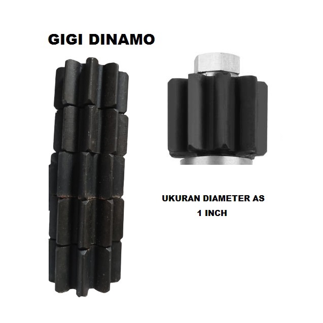 Jual Gear Gigi Dinamo Untuk Kincir Tambak Non Gearbox Shopee Indonesia