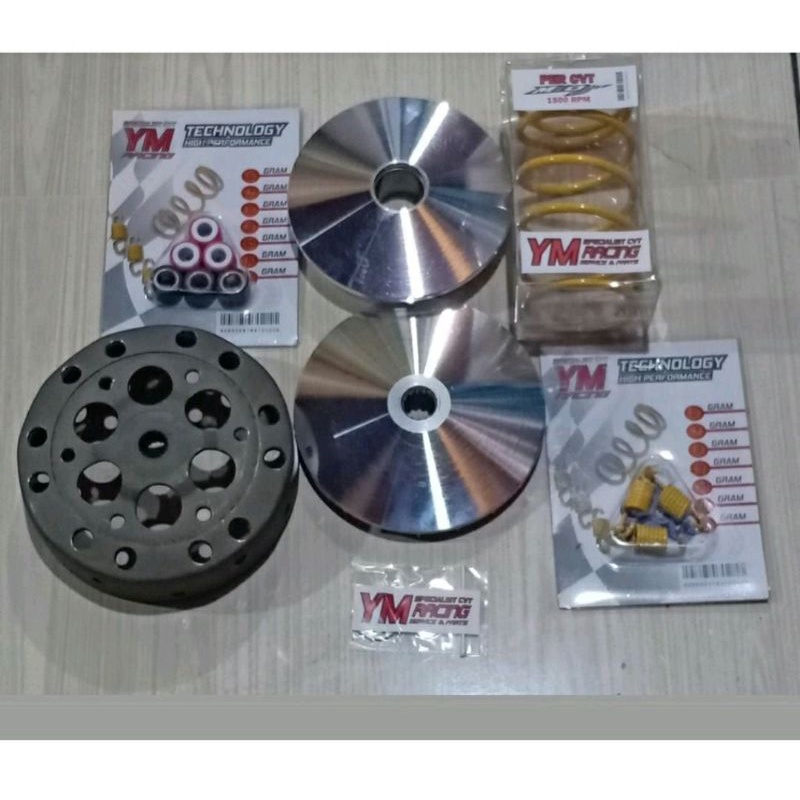 Jual Paket Upgrade Full Cvt Ym Racing Beat Scoopy Fino Nmax Lexy Vario Xride 5808