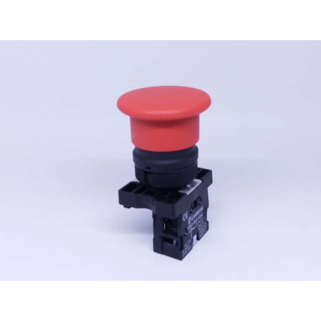 Jual larkin lb2 ec42 emergency push button spring return switch 40mm