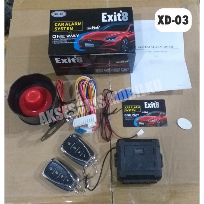 Jual CAR ALARM MOBIL AVANZA PREMIUM MODEL REMOT REMOTE SILICON EXIT8 ...