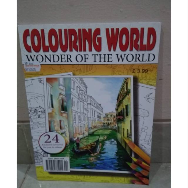 Jual Buku Mewarnai untuk Dewasa Tema Colouring World | Shopee Indonesia
