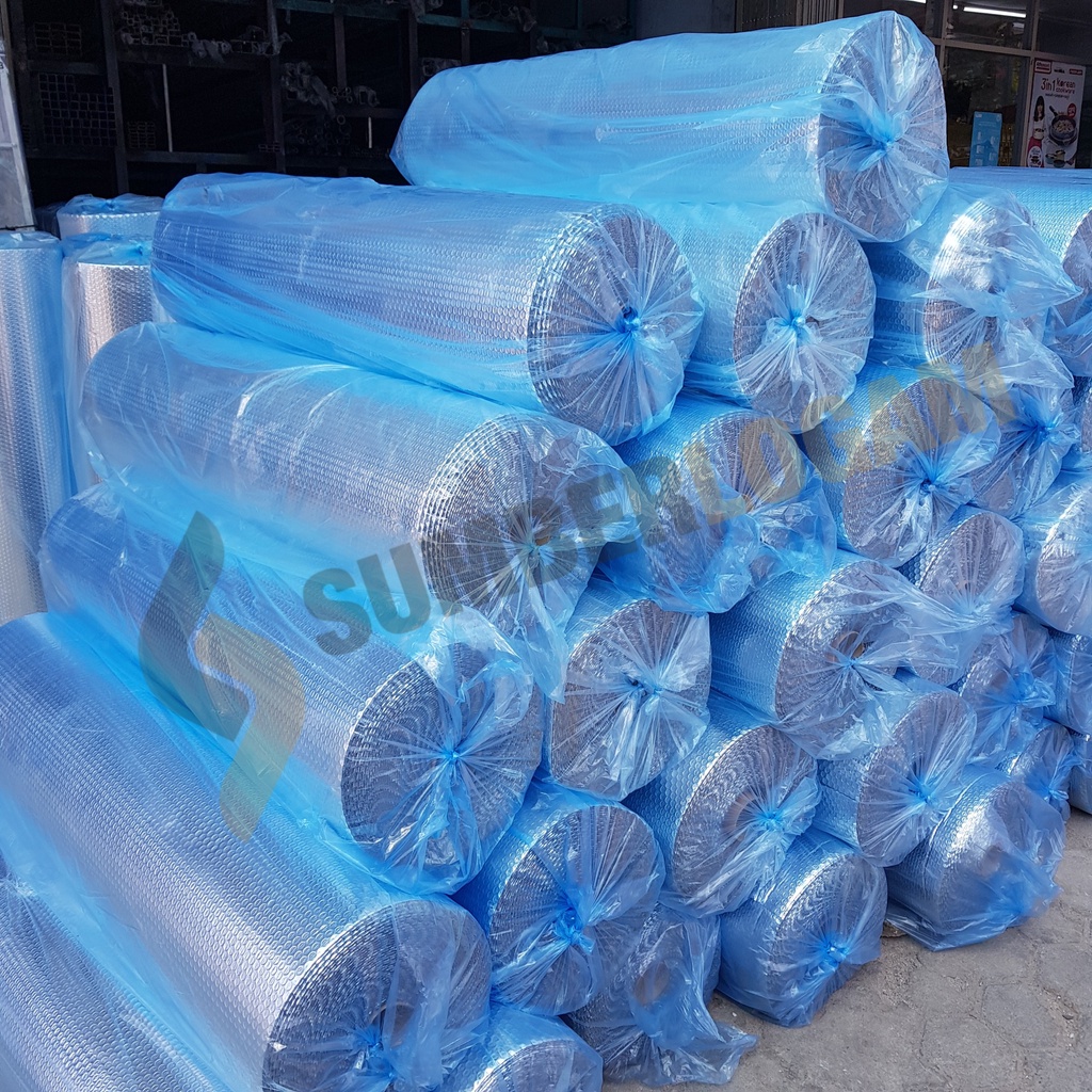 Jual Aluminium Foil Bubble Peredam Panas Atap Roll 120cm x 25meter ...