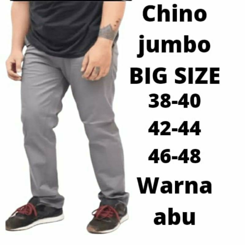 Jual CELANA PANJANG PRIA BIG SIZE 27-50/CELANA CHINO PRIA JUMBO/CELANA ...