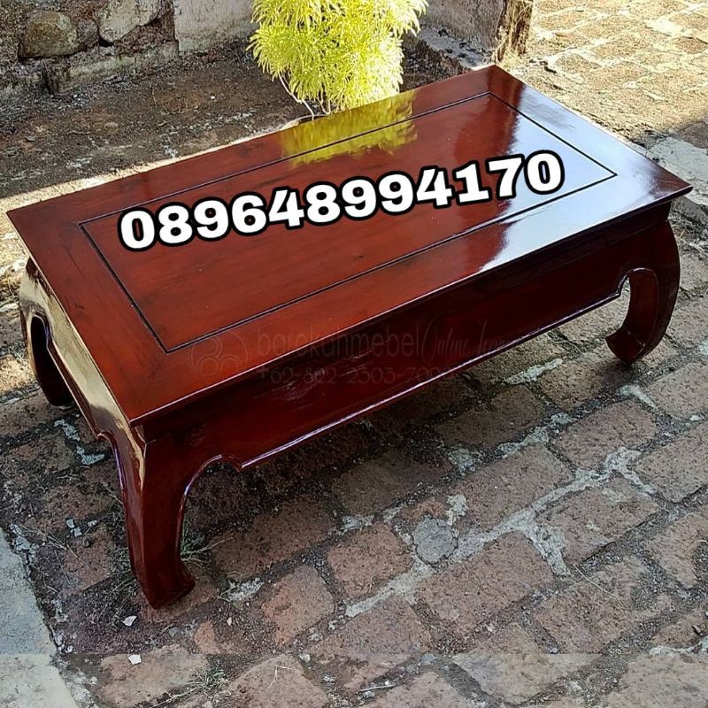 Jual meja tamu lesehan jati meja ketapang kayu jati | Shopee Indonesia