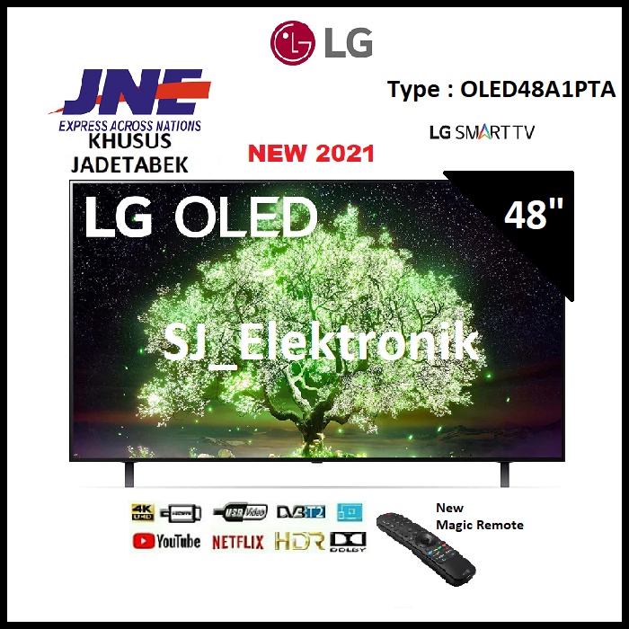 Jual LG OLED TV 48 Inch OLED48A1PTA / OLED48A1 Smart TV ThinQ AI 4K UHD ...