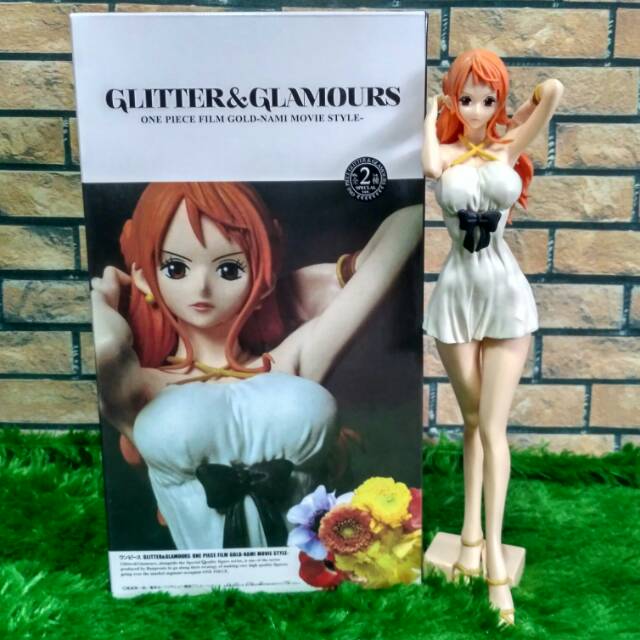 ONE PIECE FILM GOLD Nami 25cm figure GLITTER&GLAMOURS MOVIE STYLE