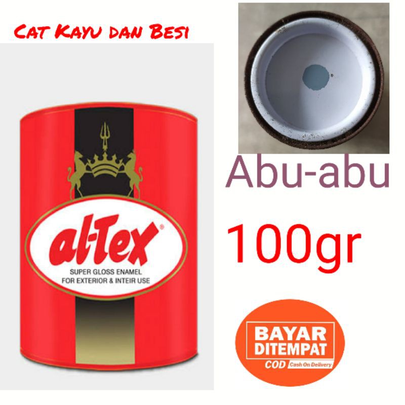 Jual Cat Kayu Dan Besi Al Tex 100gr 22 Abu Abu Shopee Indonesia 1687