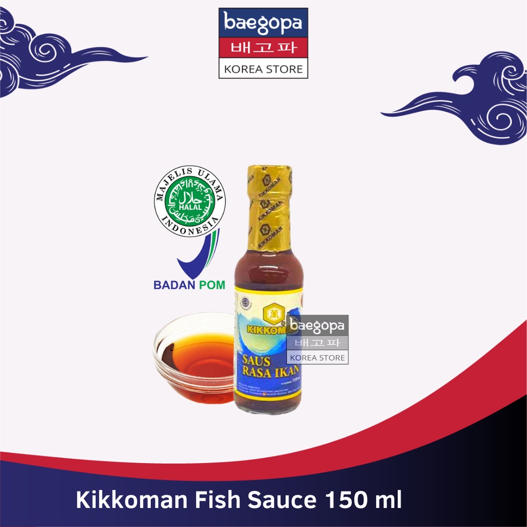 Jual KIKKOMAN Fish Sauce Kecap Ikan 150 ml Halal Saus Shopee Indonesia