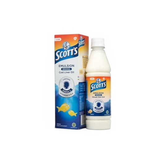 Jual SCOTT EMULSION RASA ORIGINAL 200 ML & 400 MLPUTIH | Shopee Indonesia