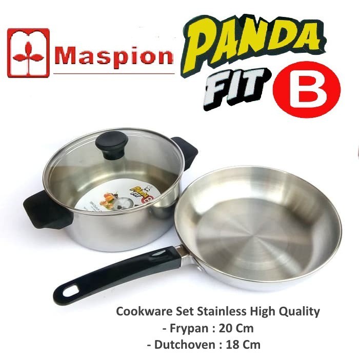 Jual PANCI PANDA FIT SET B MASPION / PANCI STAINLESS / PANCI SET ...