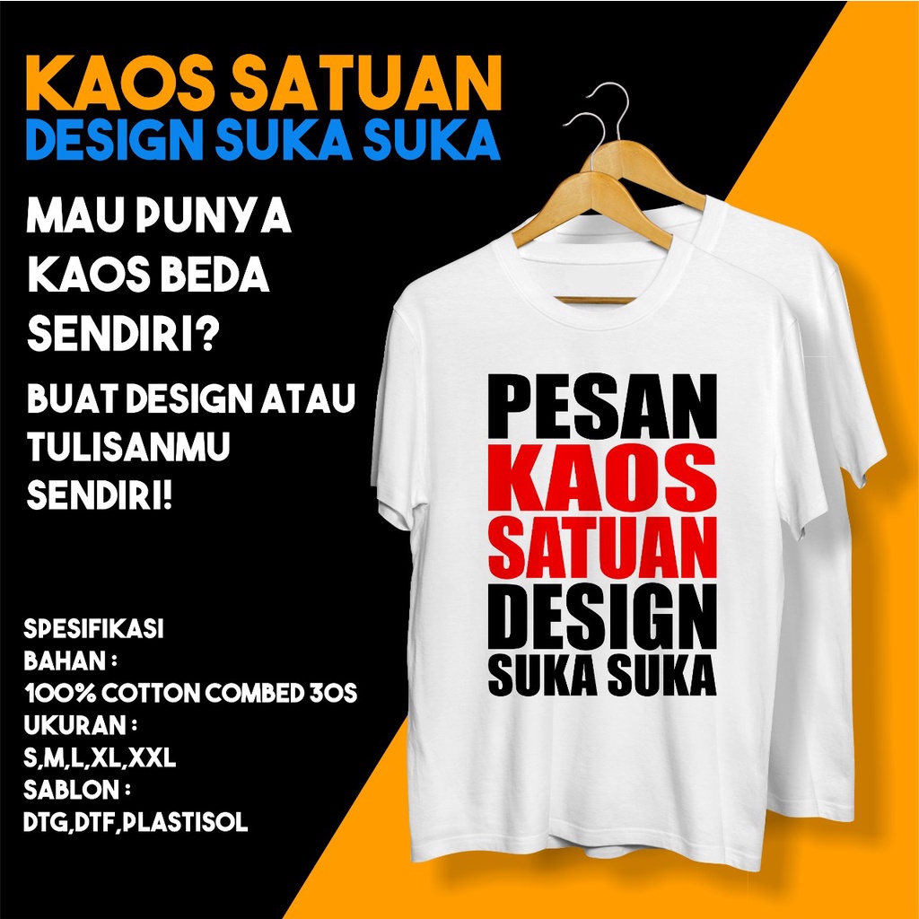 Jual KAOS DESIGN CUSTOM SUKA SUKA PART 2 | Shopee Indonesia