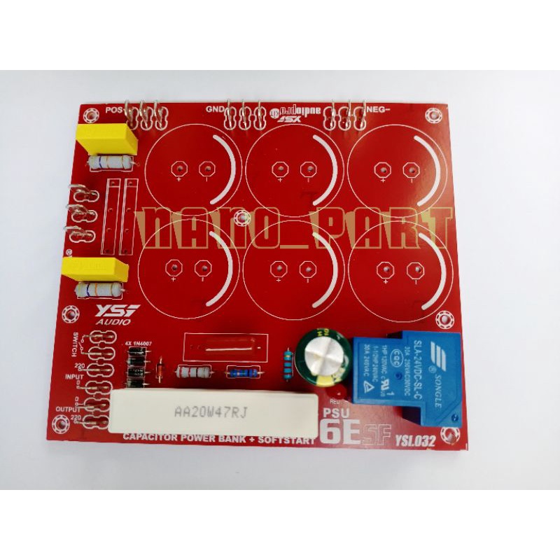 Jual pcb psu 6 elco plus softstart / pcb elco + softstart | Shopee ...