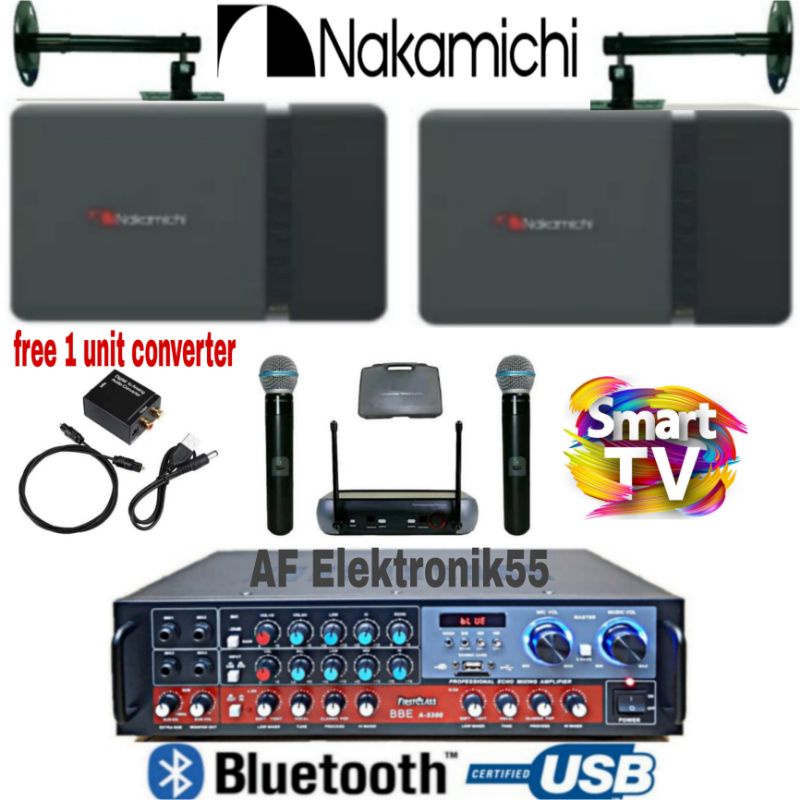 Jual Paket Sound System Karaoke Speaker 10 Inch Nakamichi Original