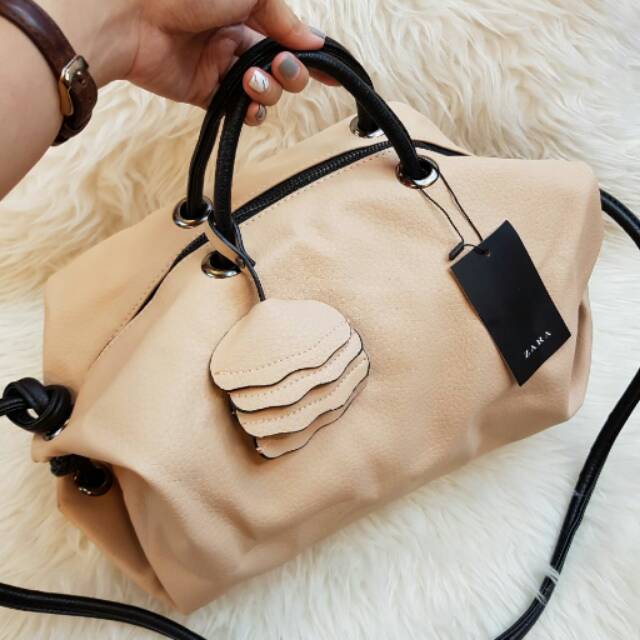 Zara city 2025 bag with pendant