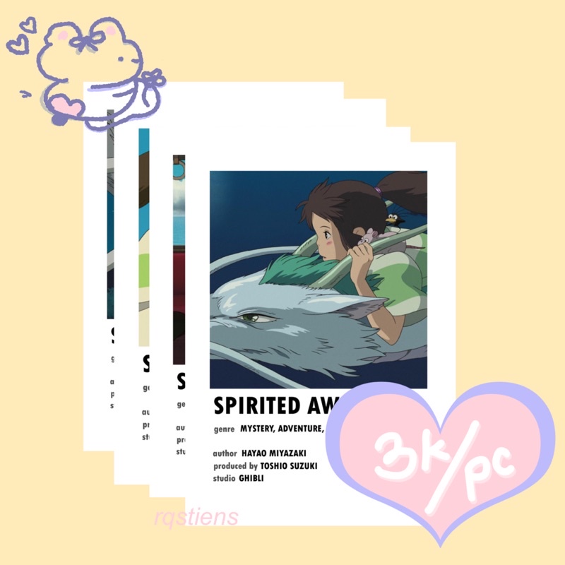 Jual Poster Spirited Away Studio Ghibli | Shopee Indonesia