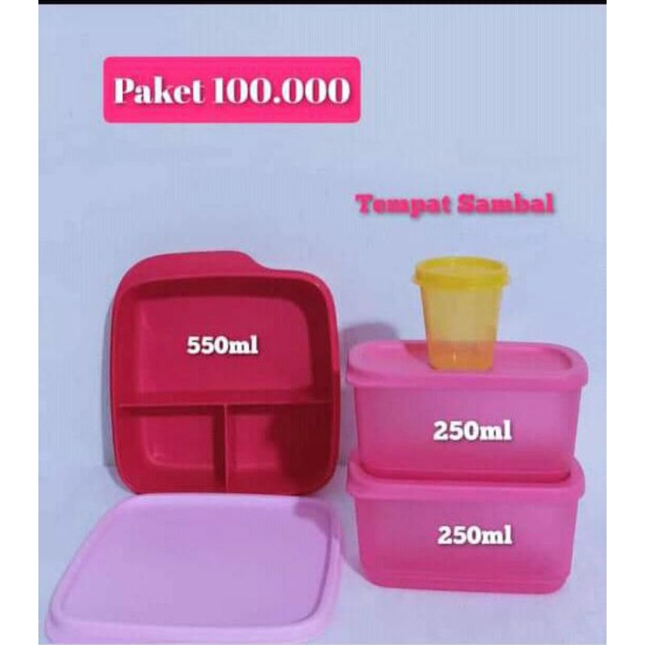 Jual TUPPERWARE ORIGINAL | PAKET RP. 100.000 (BERBAGAI MACAM PILIHAN ...