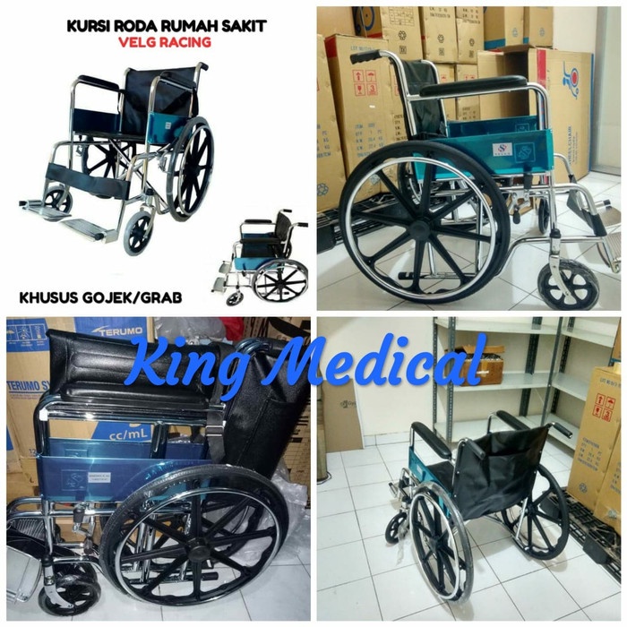 Jual Kursi Roda Standard Rumah Sakit Khusus Gojek Shopee Indonesia