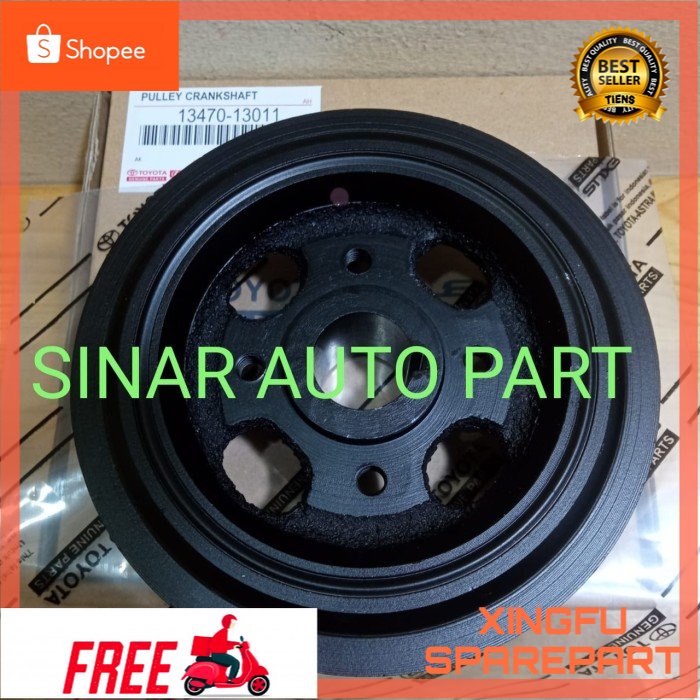 Jual PART PULLEY CRANKSHAFT POLI KRUK AS KER AS KIJANG 5K 13470 13011 Shopee Indonesia