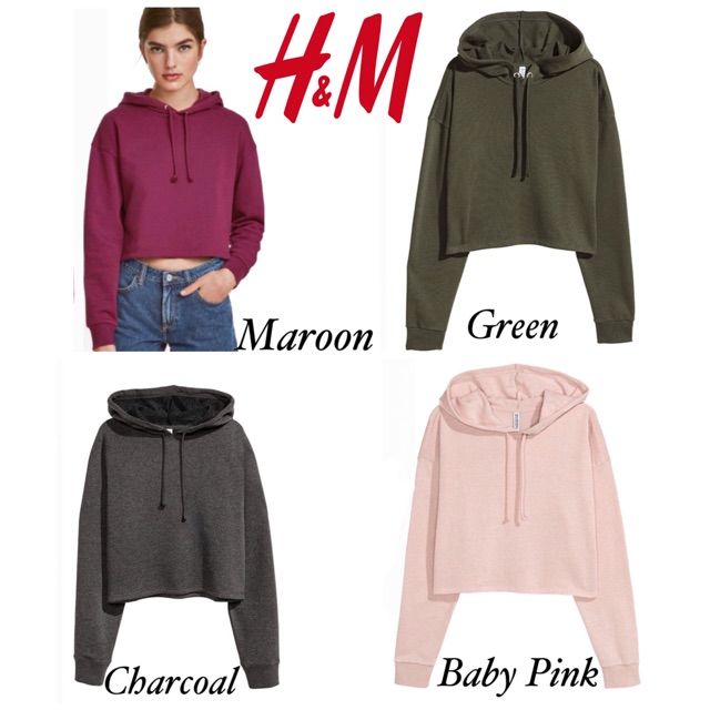 Jual Divided by H M crop hoodie hnm hm h m original crop hoodie branded Shopee Indonesia