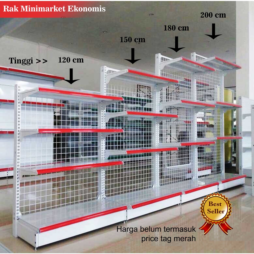 Jual Rak Toko - Rak Minimarket Standar - Rak Gondola - Rak Supermarket ...