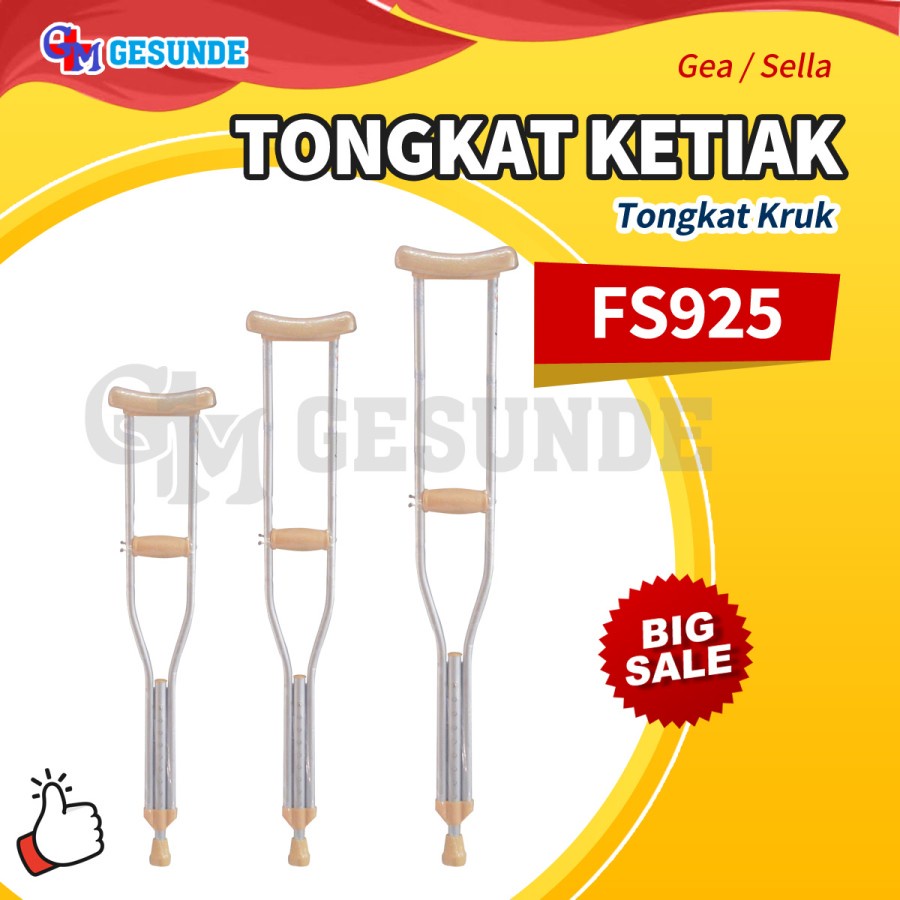 Jual Tongkat Ketiak FS925 - Tongkat Patah Tulang - Tongkat Kruk Untuk ...