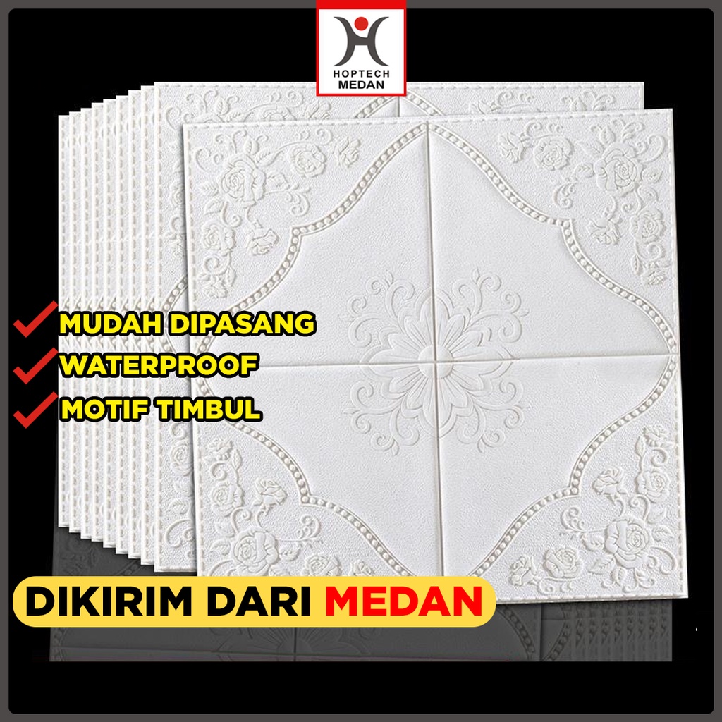 Jual Wallpaper D Foam Wallpaper Dinding D Motif Foam Batik More High