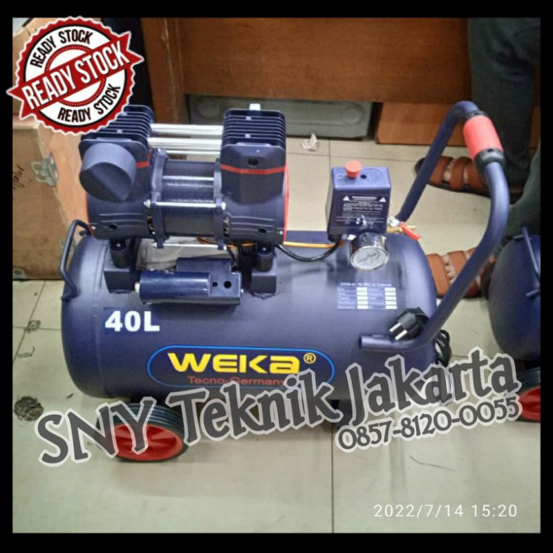 Jual KOMPRESOR ANGIN LISTRIK Tanpa Oli 1,3 Hp 40 LITER - AIR COMPRESSOR ...