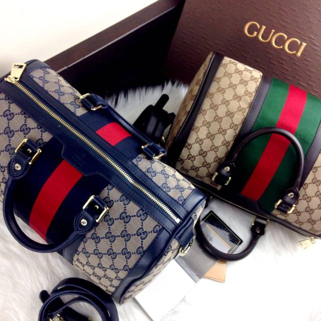 247205 Gucci speedy Vintage Boston Bag 2019 DENGAN BOX