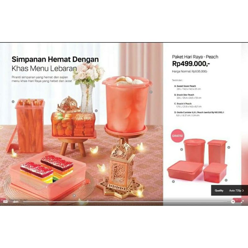 Jual Paket Raya Peach/Hijau | Shopee Indonesia
