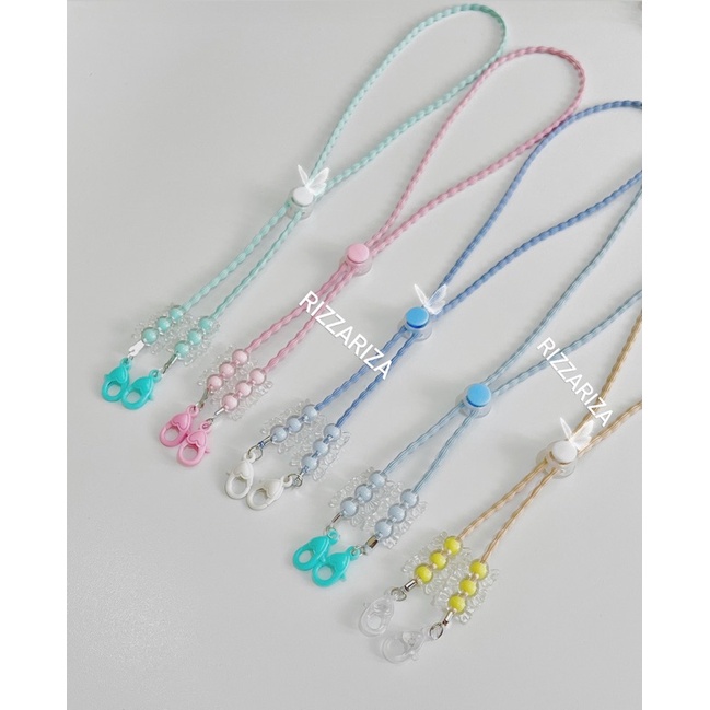 Jual Strap Masker 2in1 Permen Padi Bening - New | Shopee Indonesia