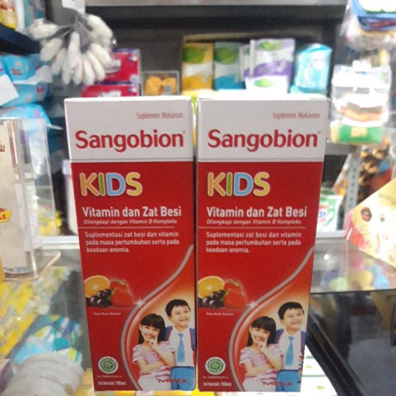 Jual Sangobion Kids Vitamin Dan Zat Besi / Suplementasi Zat Besi Dan ...