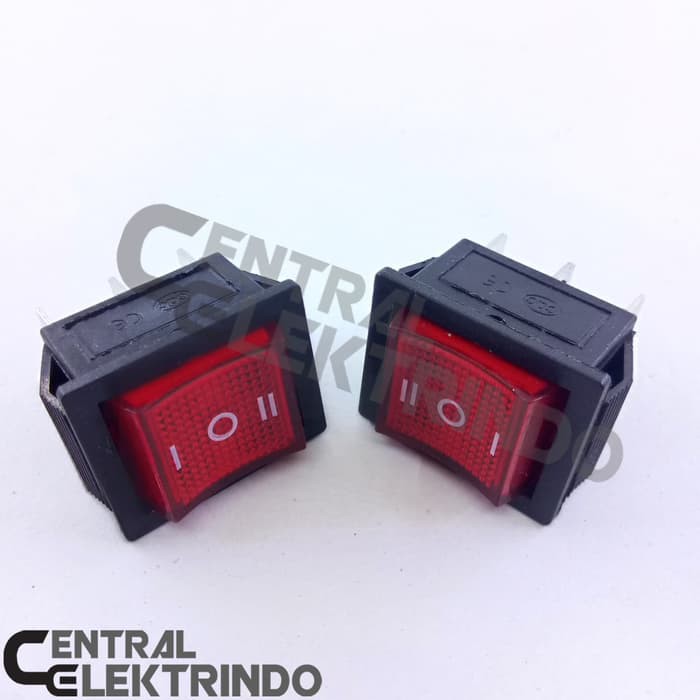 Jual Saklar On Off On | Switch On Off On 6 pin Besar Merah | Shopee ...